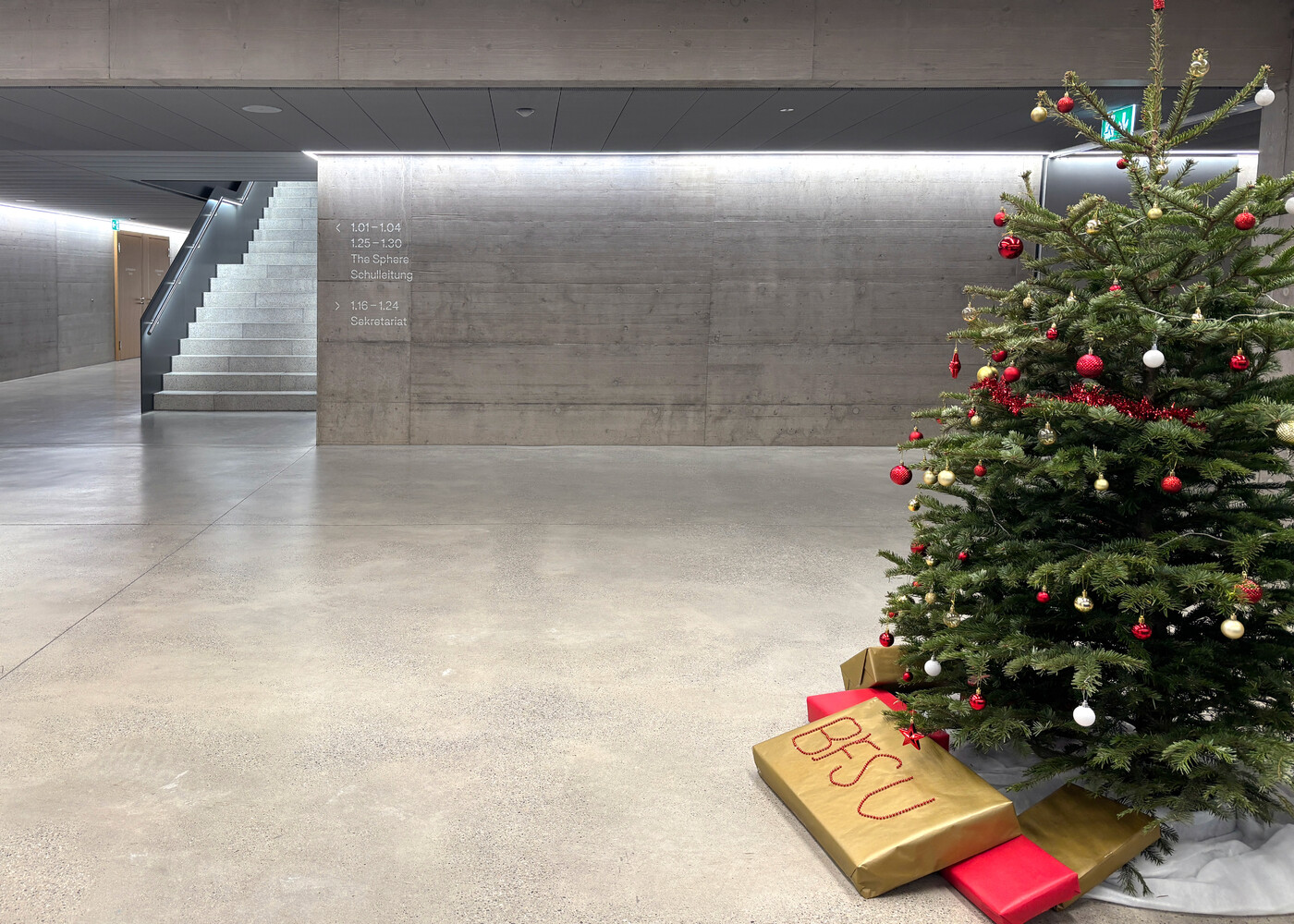 BFSU Wetzikon Weihnachtsdekoration