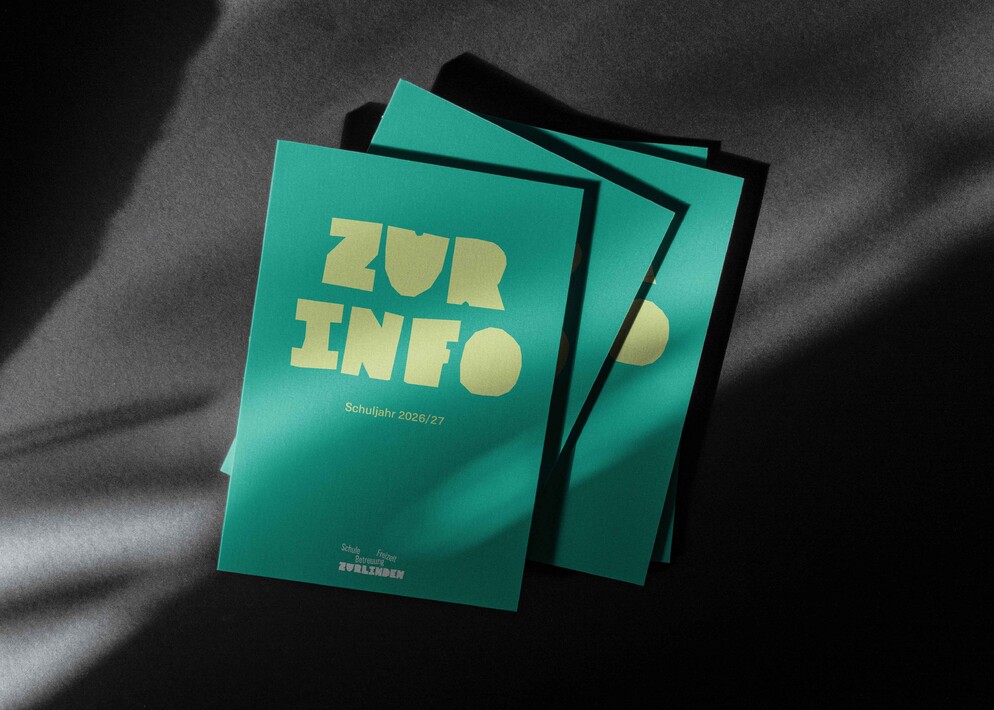 Broschüre für die Schule Zurlinden