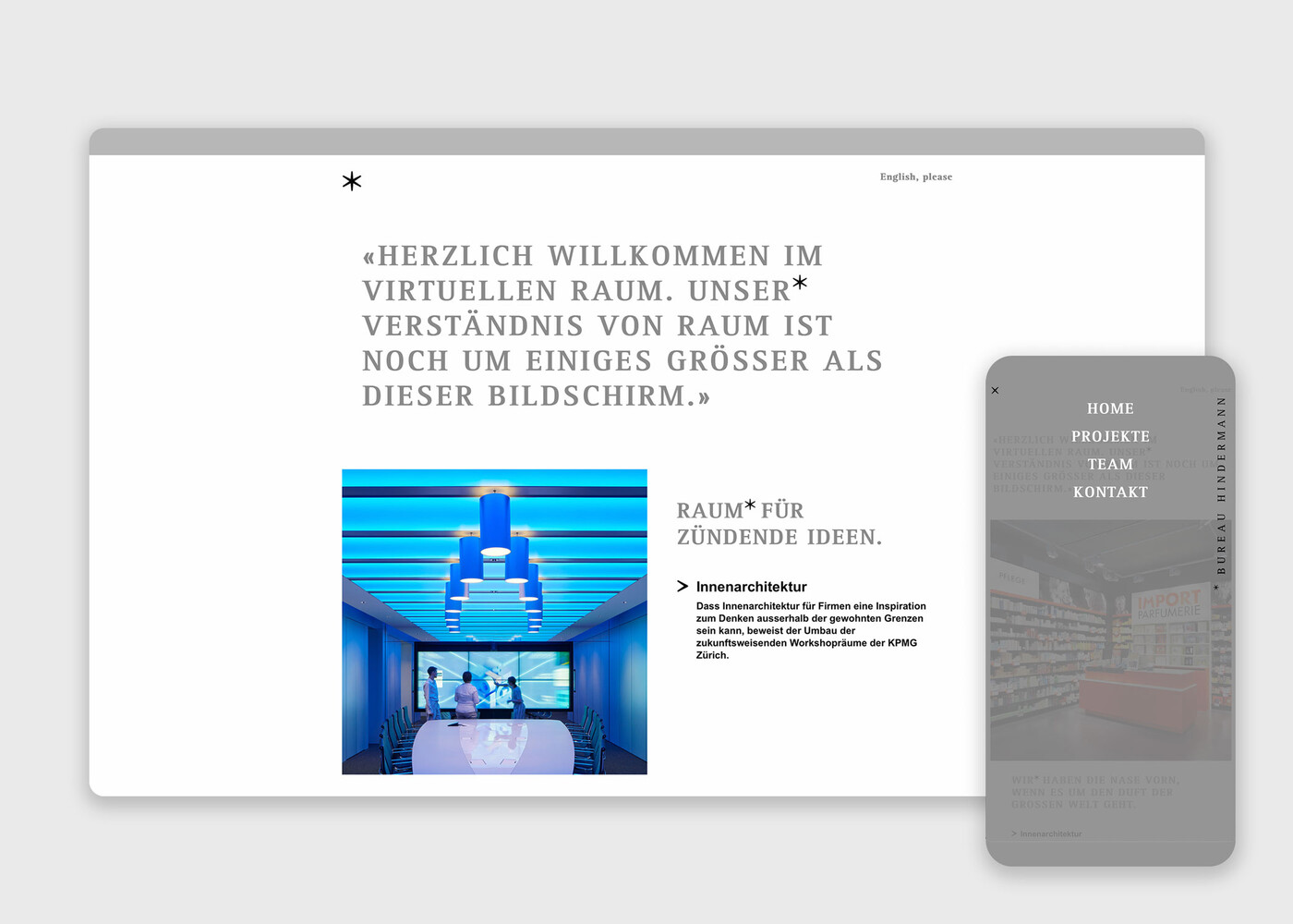 Designauftritt