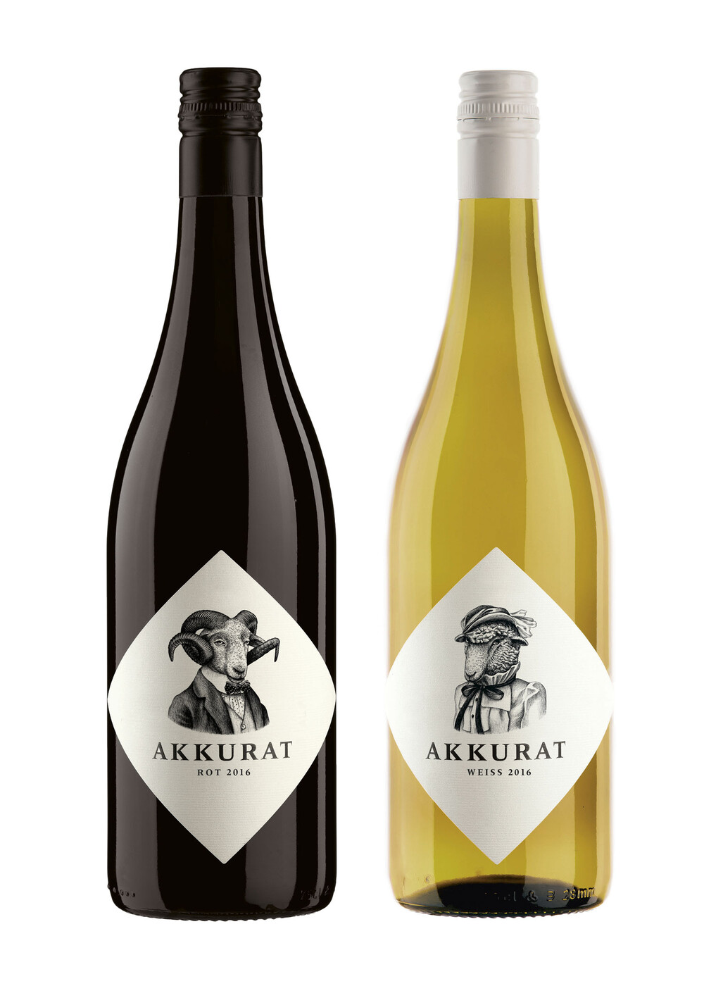 Etikettendesign Akkurat