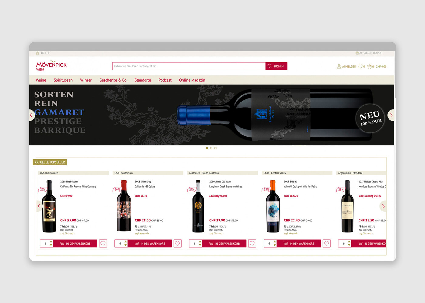 Etikettendesign Sortenrein