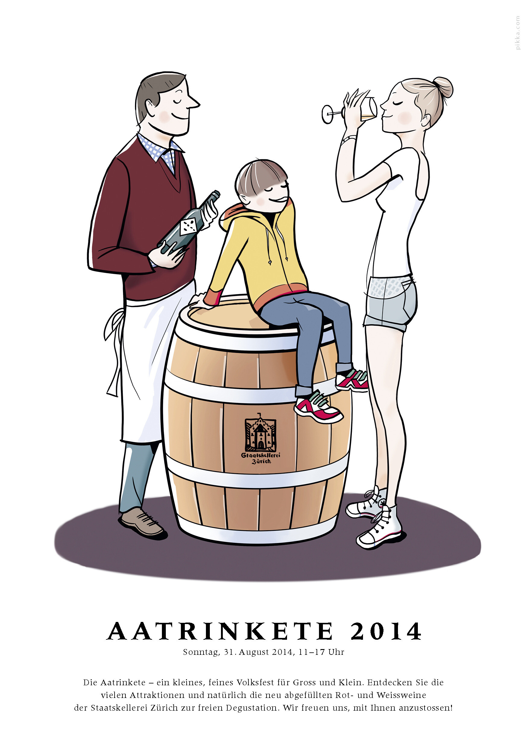 Flyer für die Aatrinkete