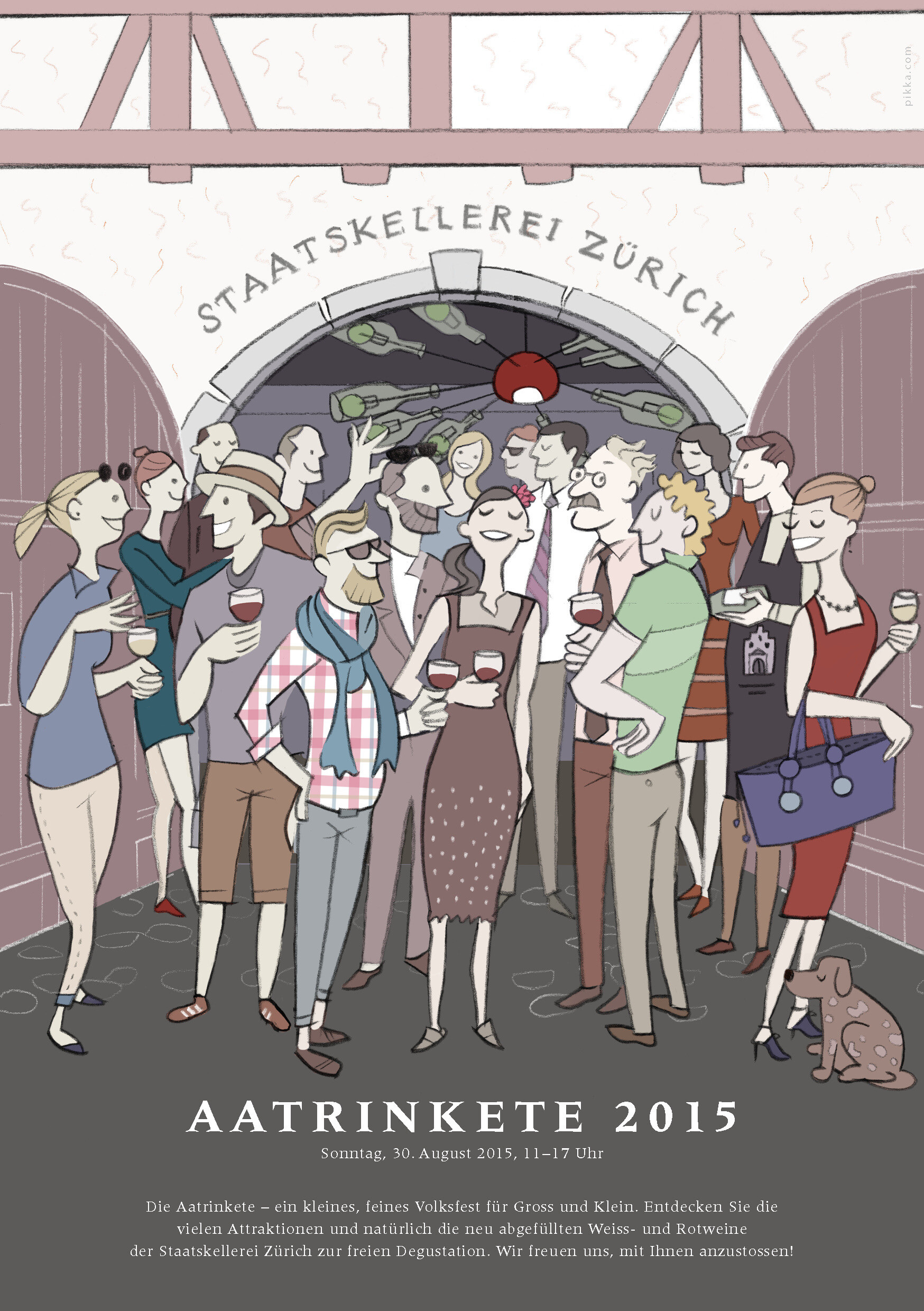 Flyer für die Aatrinkete