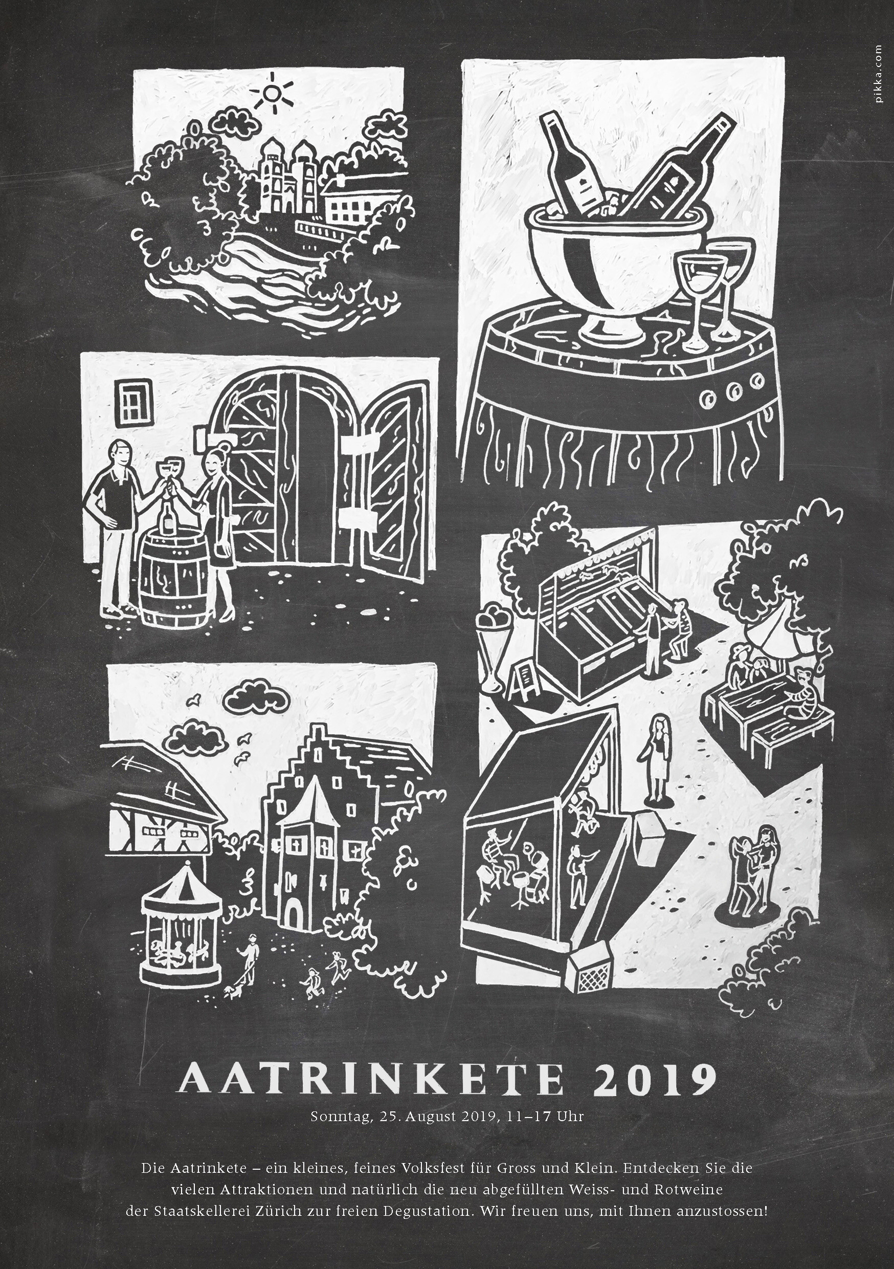 Flyer für die Aatrinkete