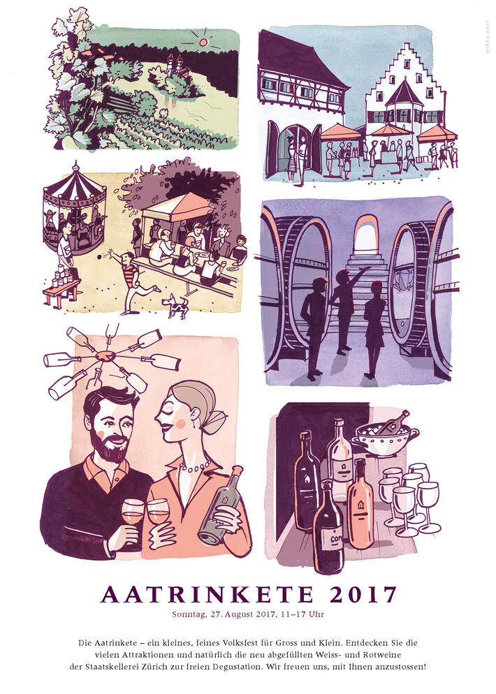 Flyer für die Aatrinkete