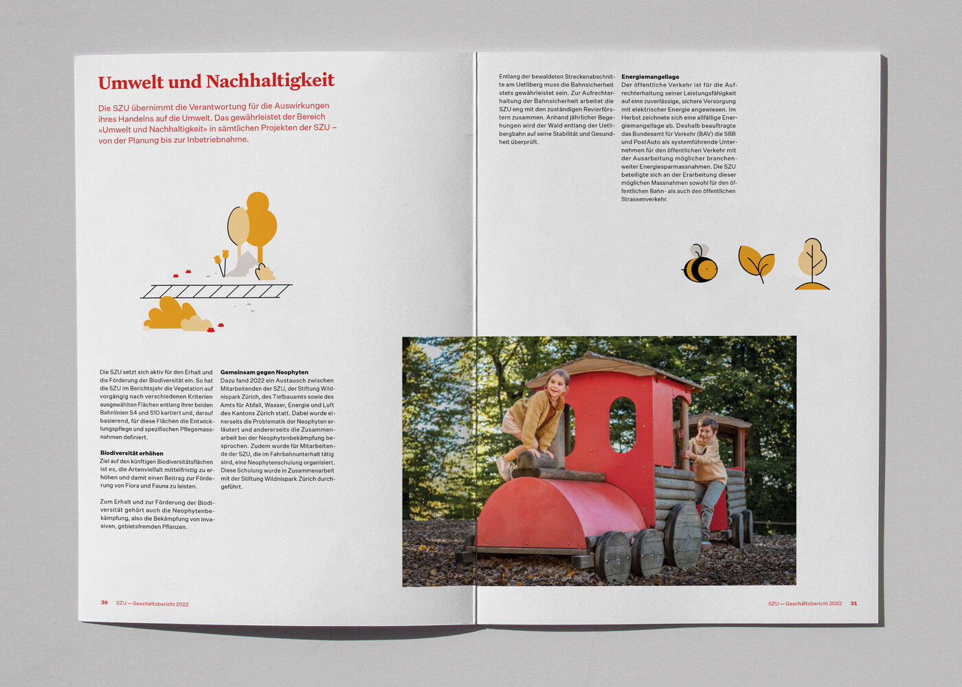 Geschäftsbericht-Design