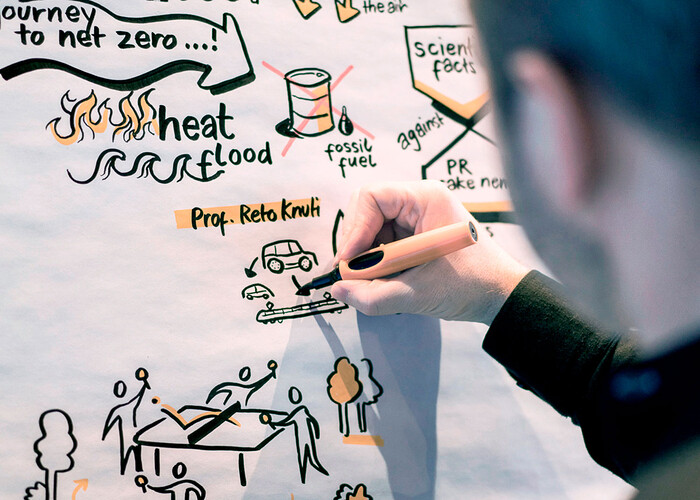 Graphic Recording Impact Circle Event