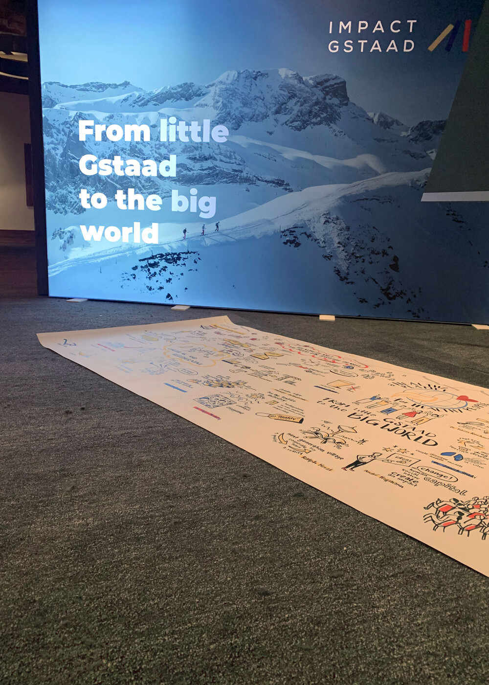 Graphic Recording Impact Circle Event