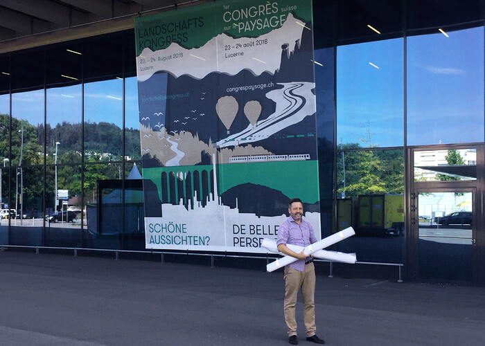 Graphic Recording Schweizer Landschaftskongress