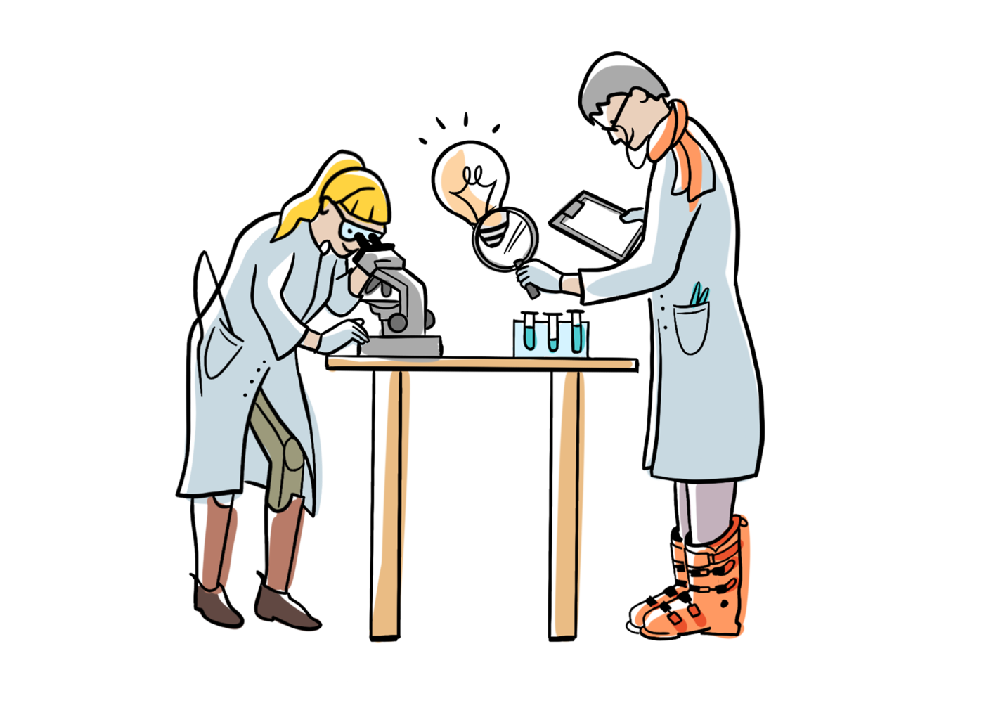 Infografik Prozesschritte