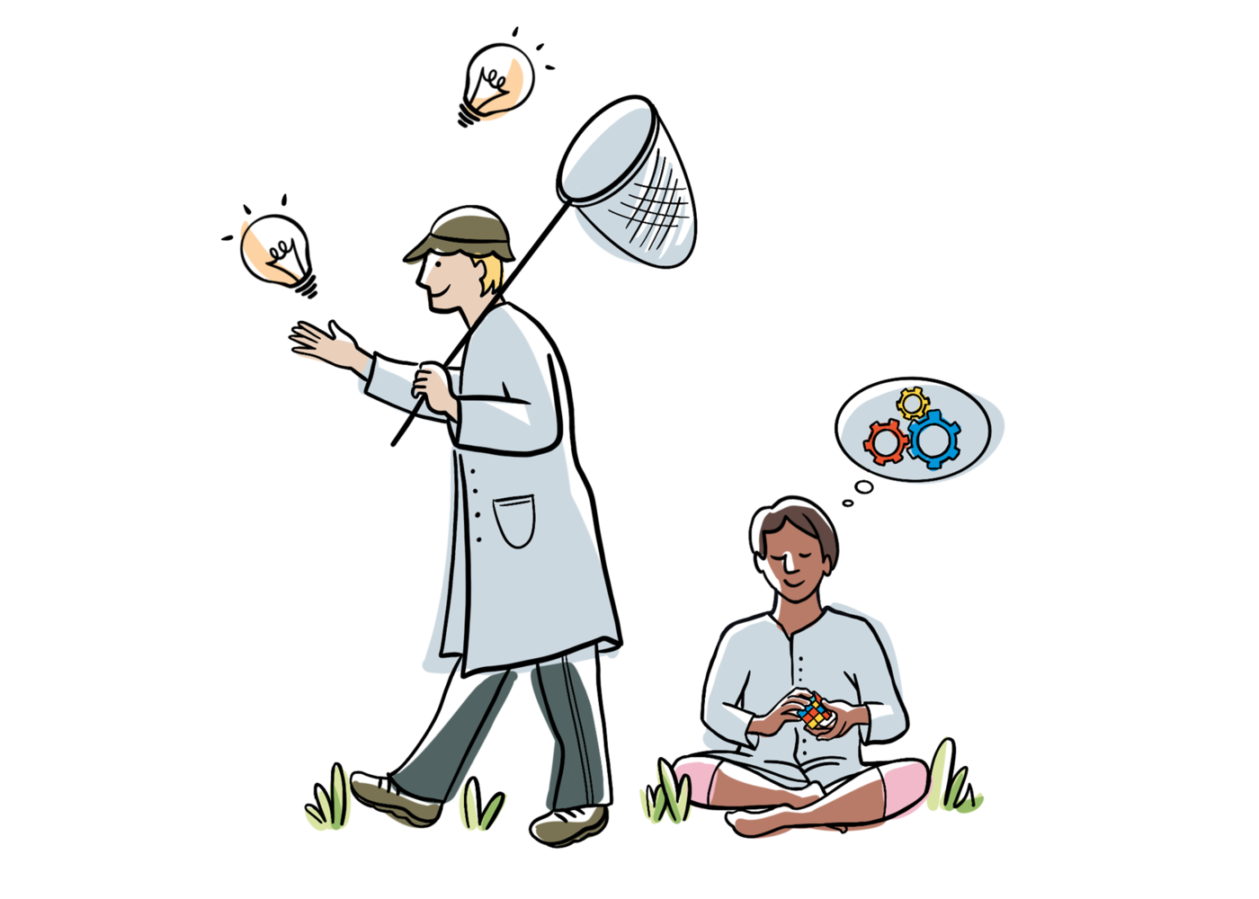 Infografik Prozesschritte