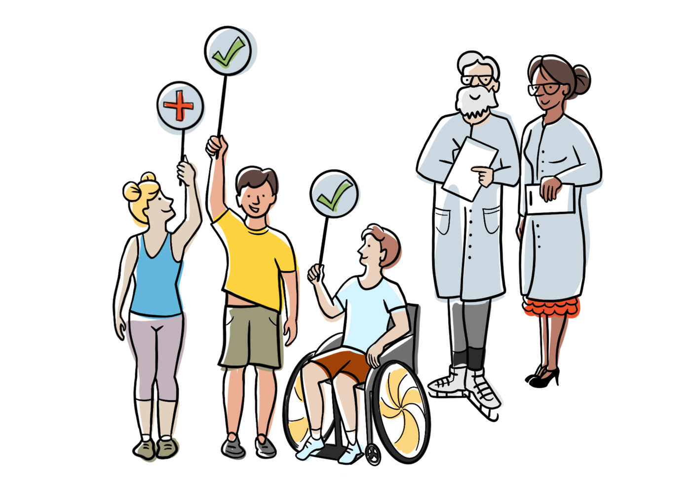 Infografik Prozesschritte