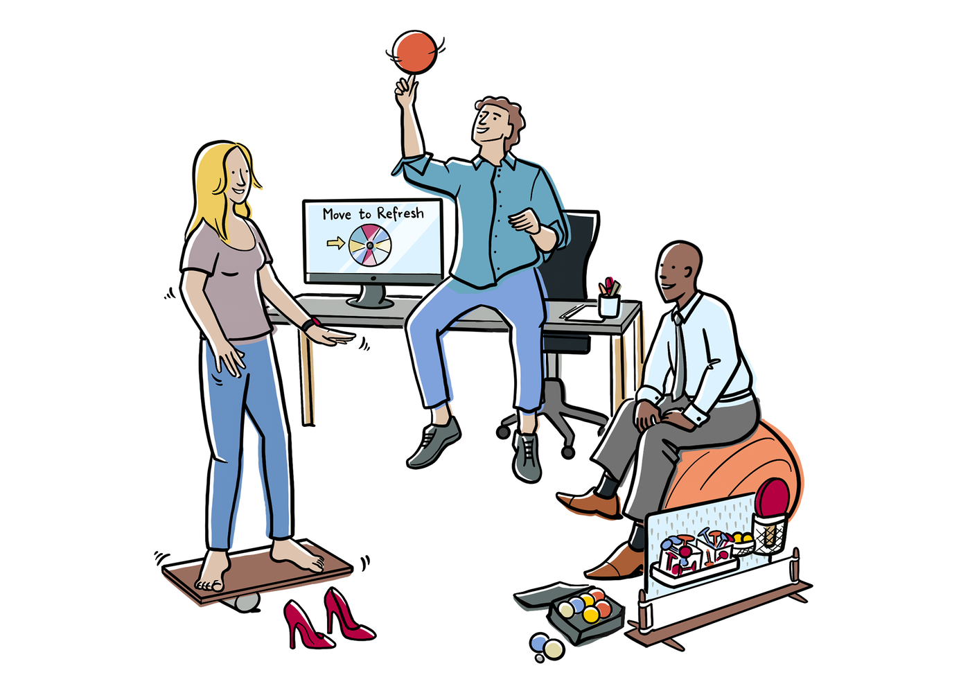 Illustrationen Versuche