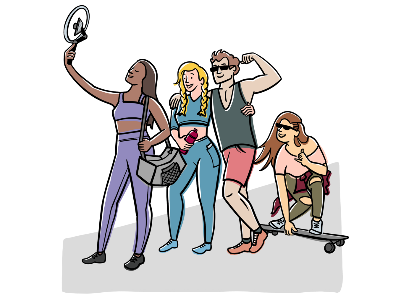 Illustrationen Versuche