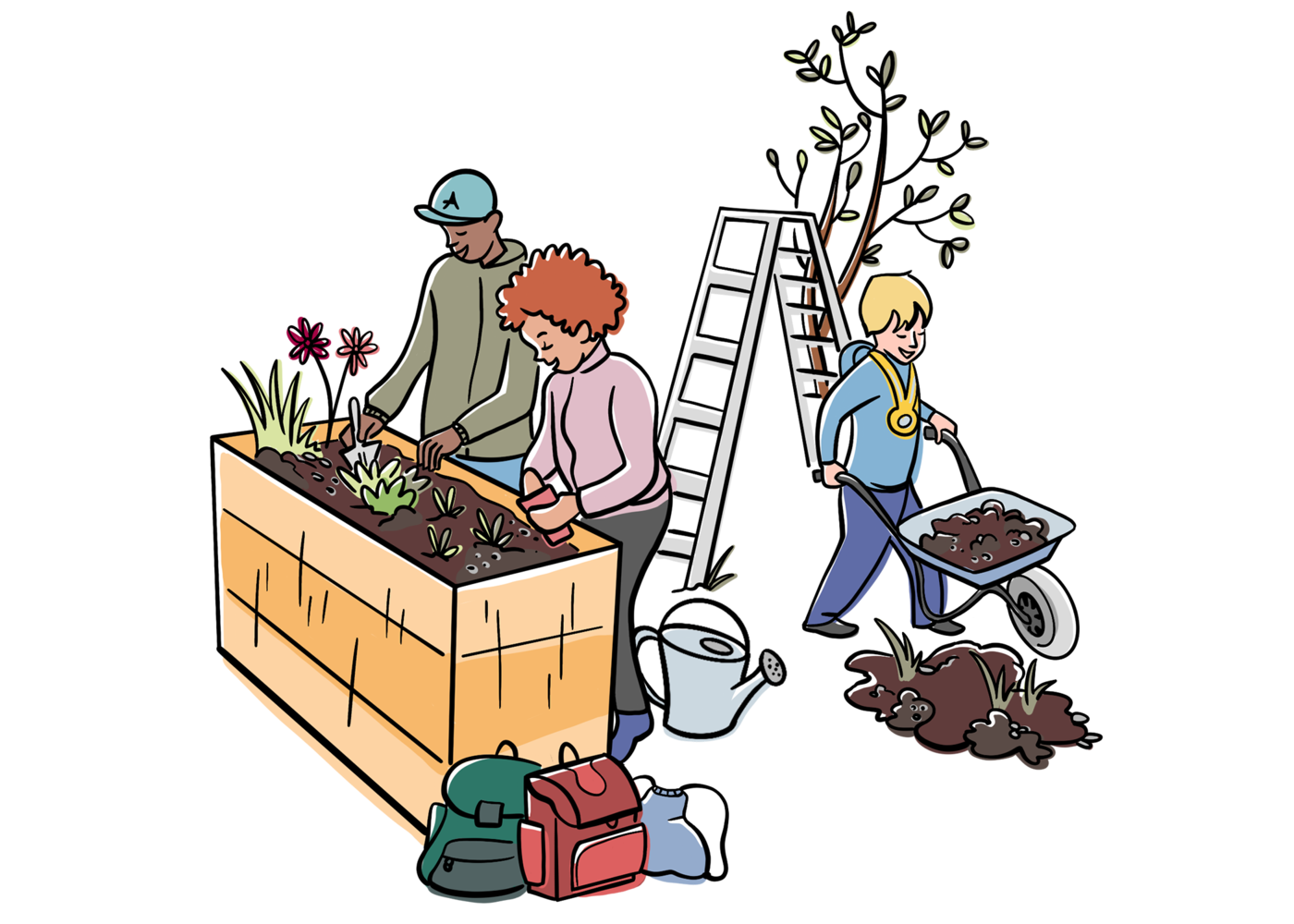 Illustrationen Versuche