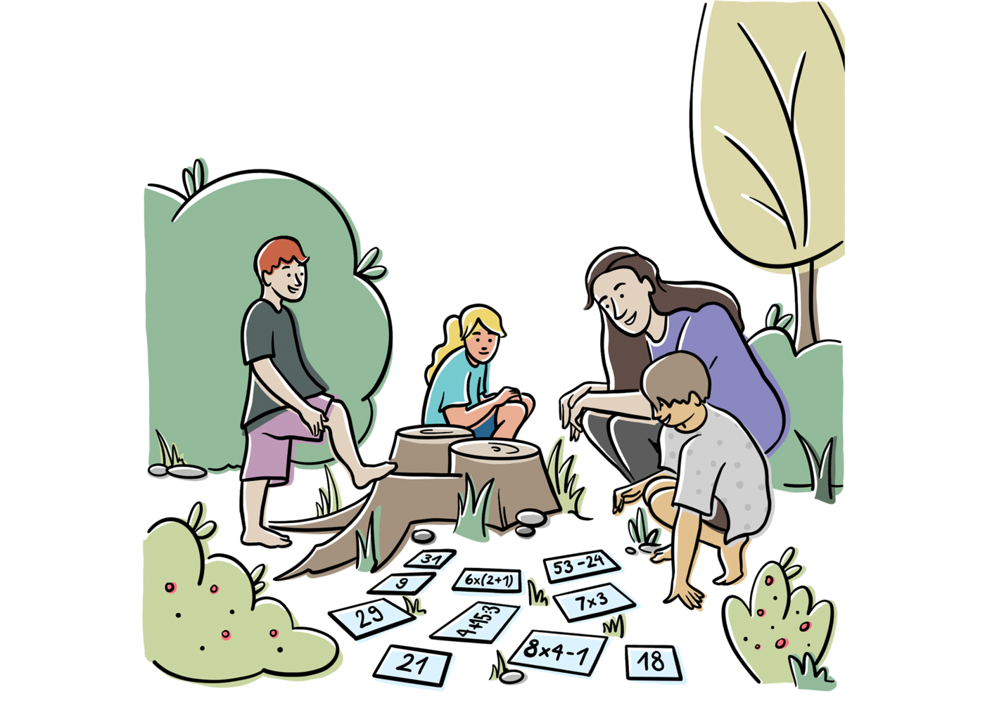 Illustrationen Versuche