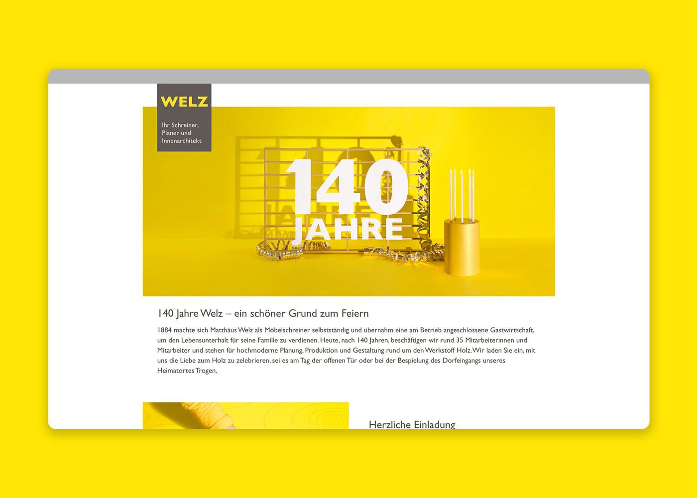 Jubiläumskommunikation