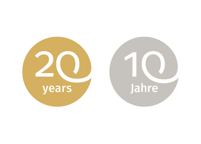 Jubiläumslogos