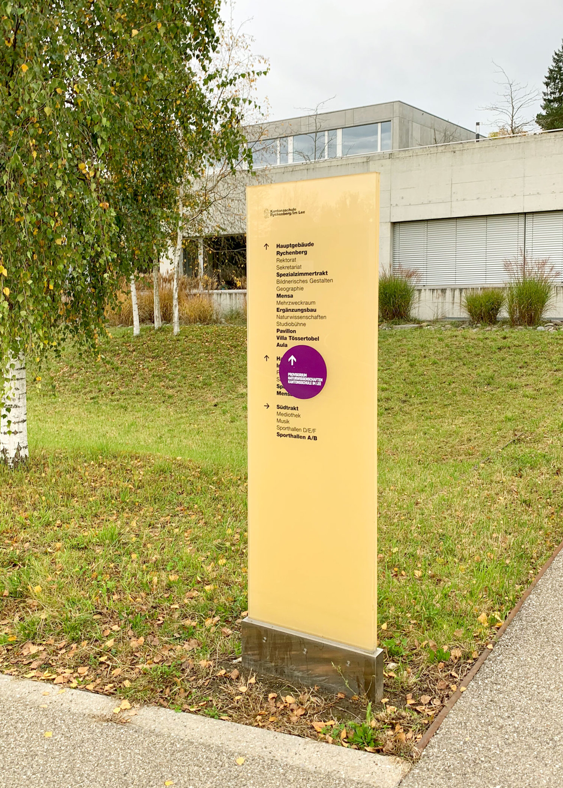 Signaletik Im Lee Provisorium