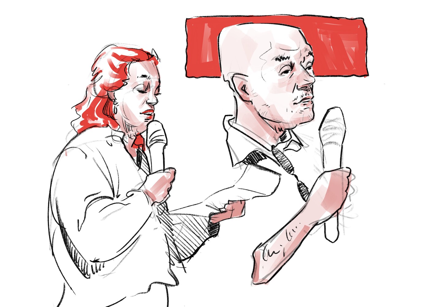 Eine gezeichnete Reportage
