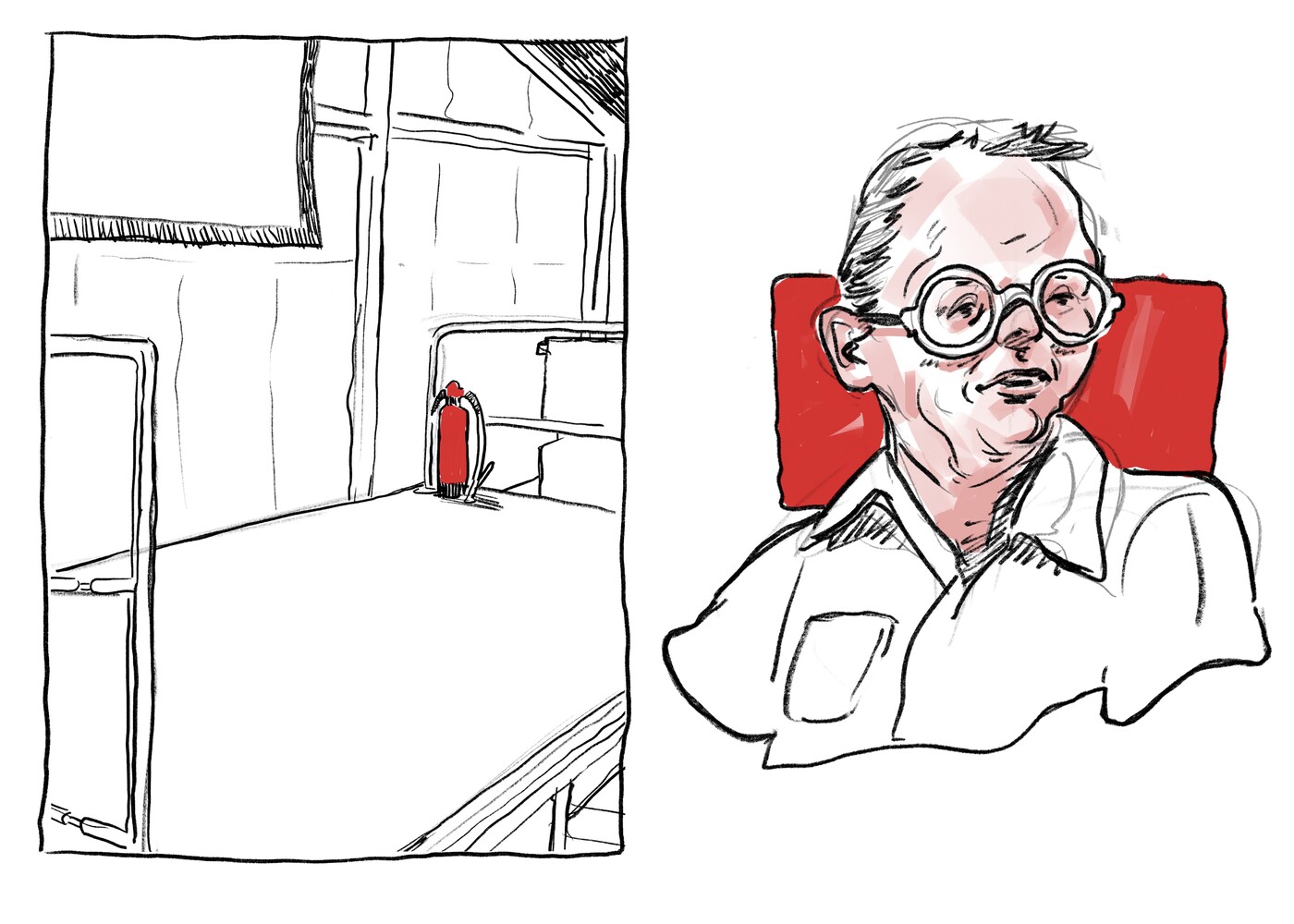 Eine gezeichnete Reportage