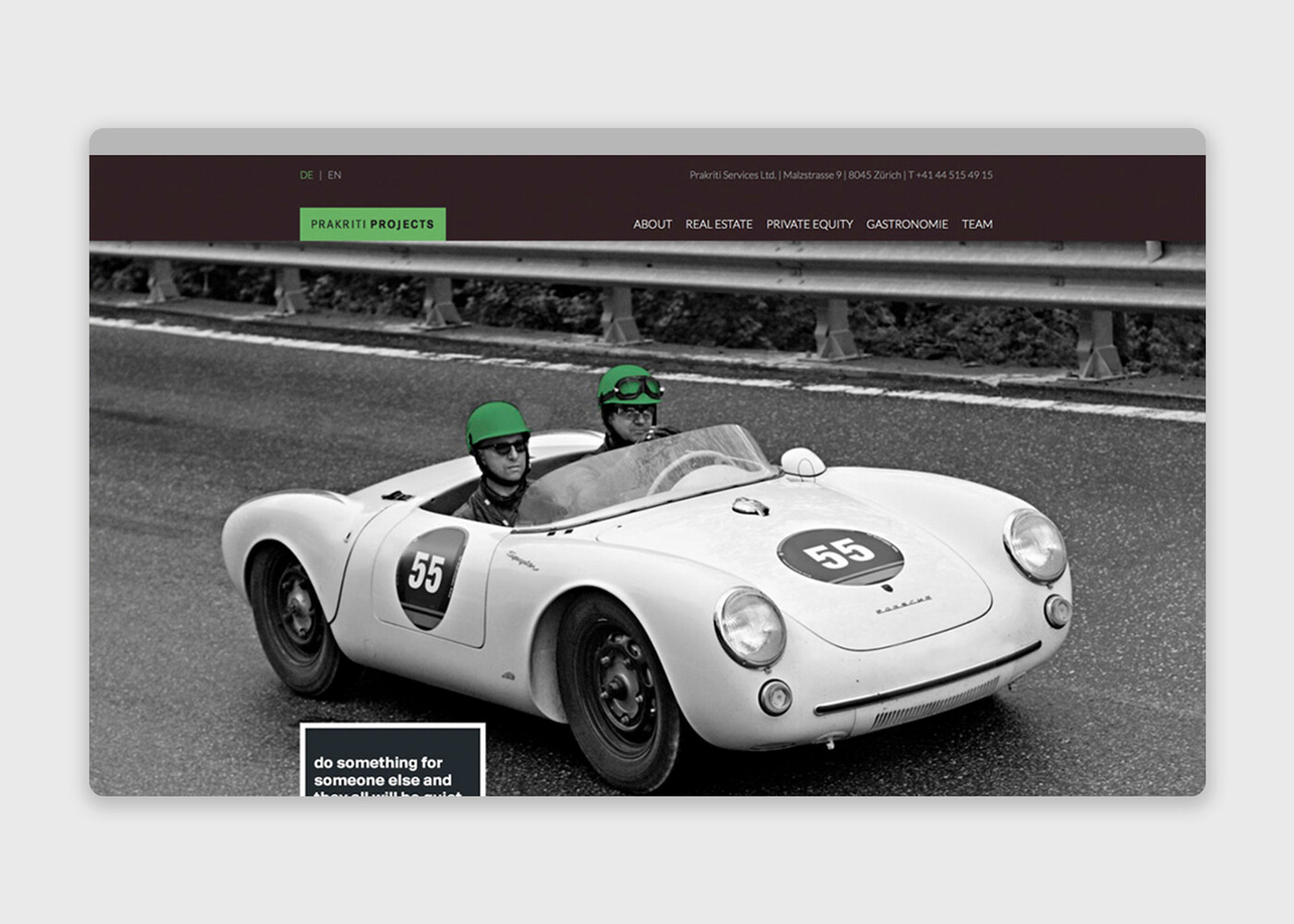 Markenauftritt für Prakriti Projects