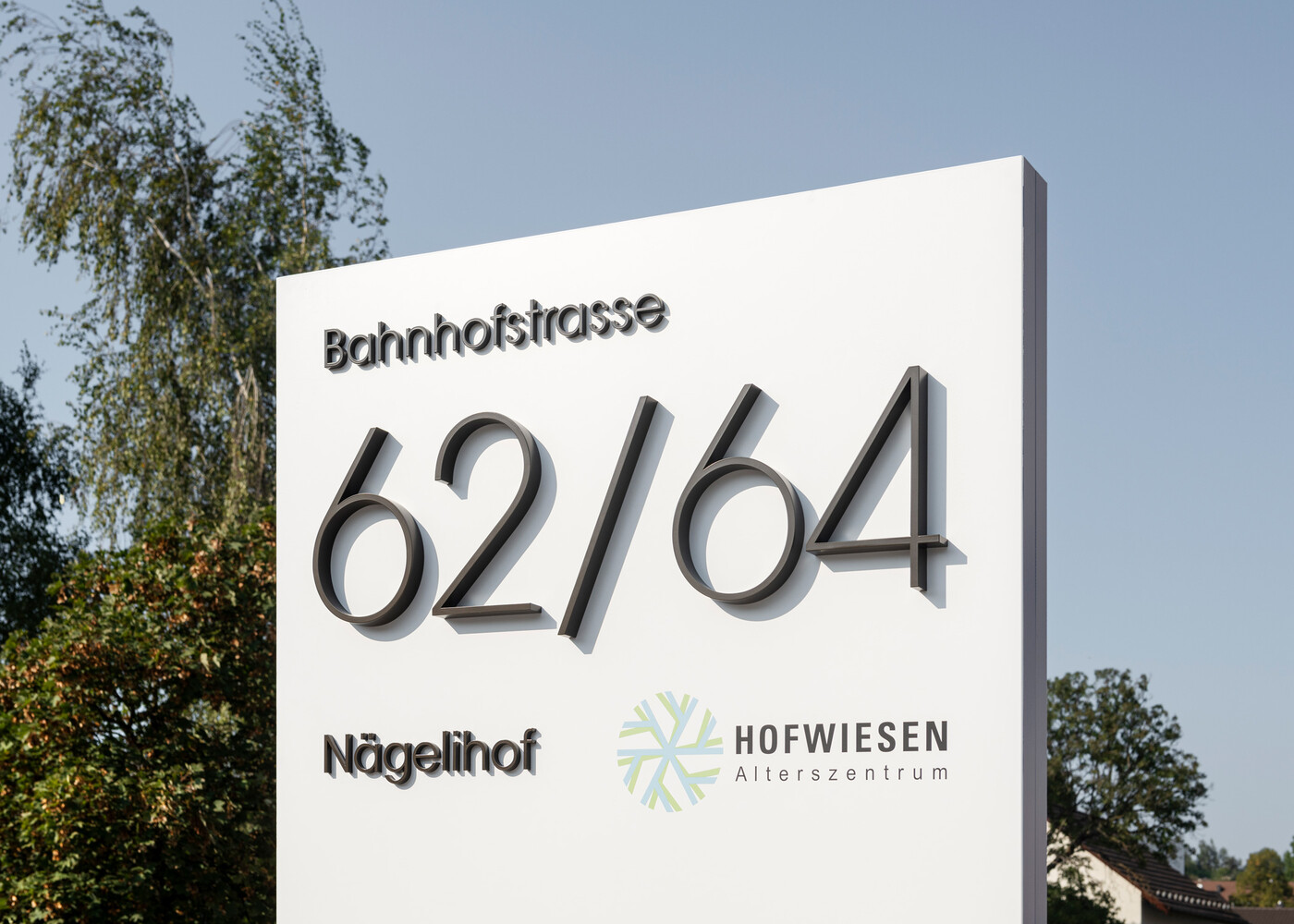 Alterzentrum Nägelihof Signaletik