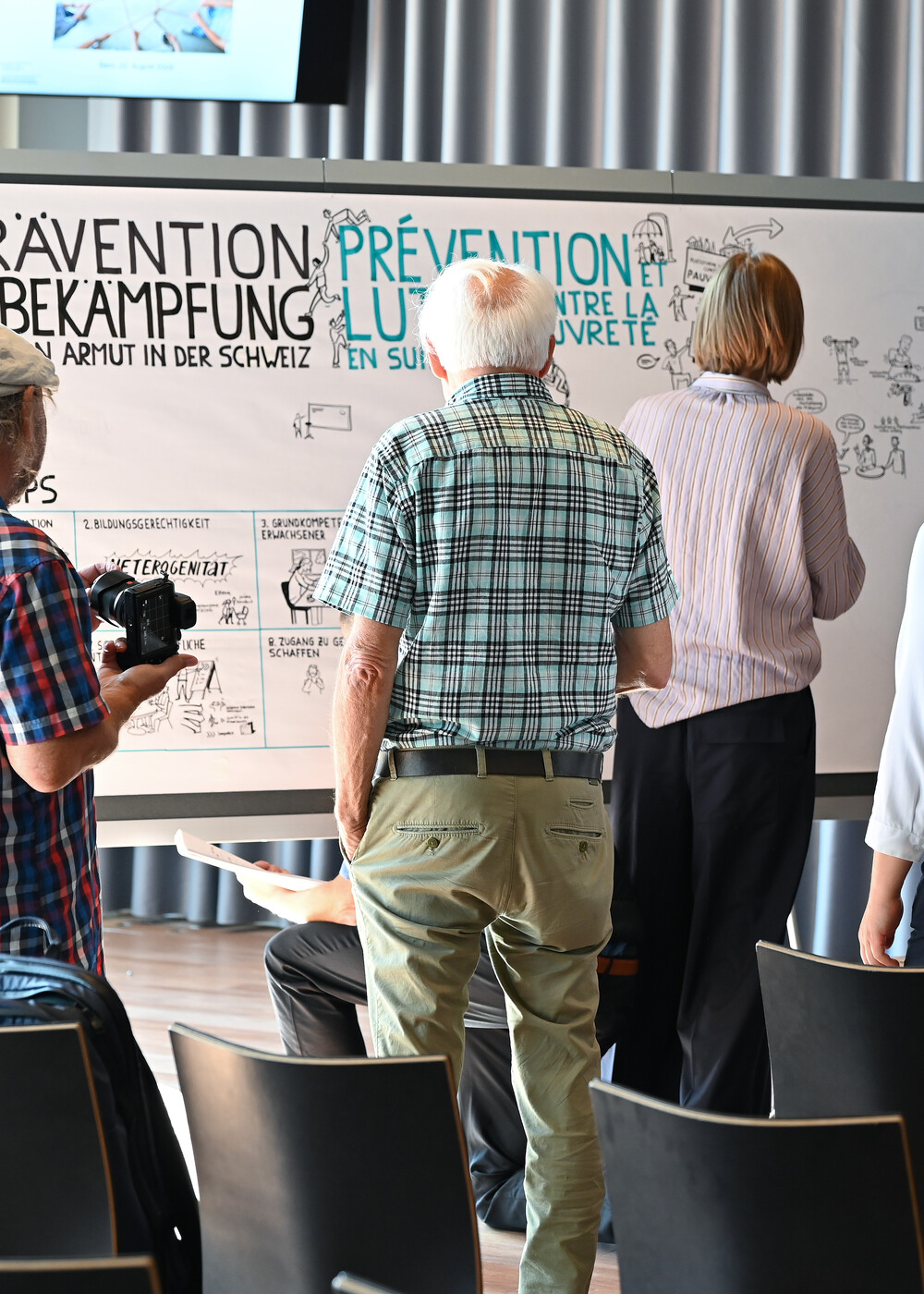 Graphic Recording Nationale Plattform gegen Armut