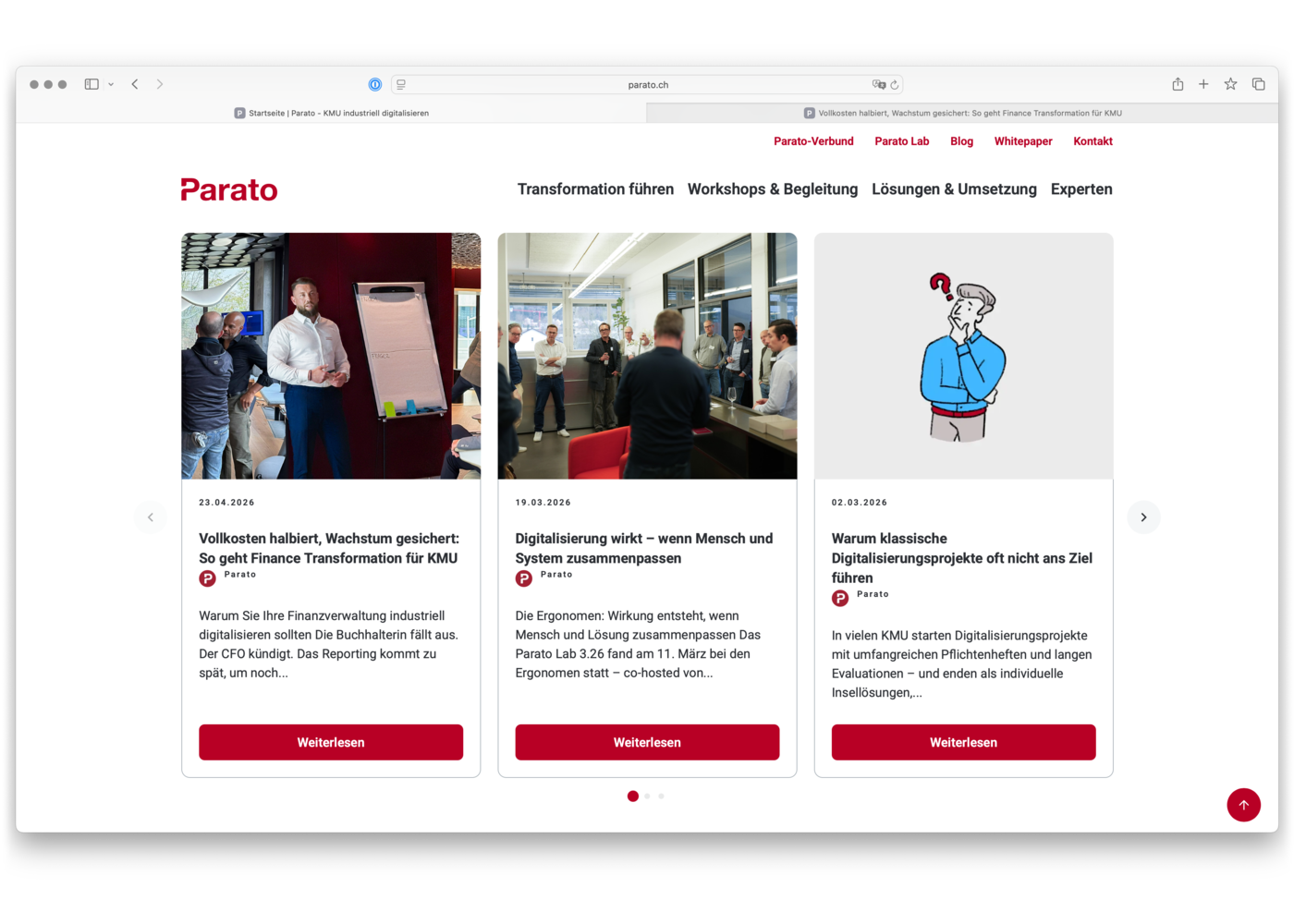 Parato Strategiebild