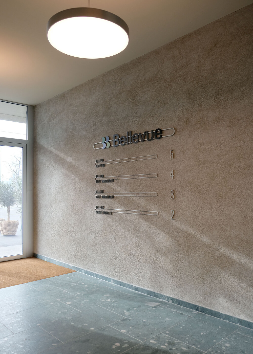 Signaletik am Bellevue