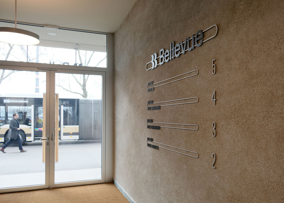 Signaletik am Bellevue