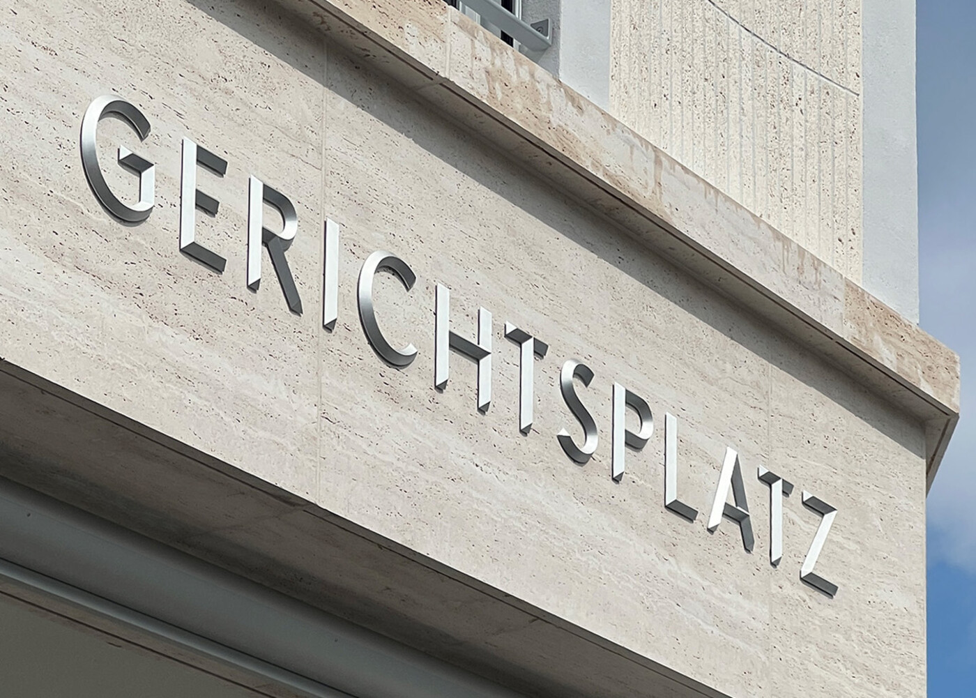 Signaletik Gerichtsplatz Uster