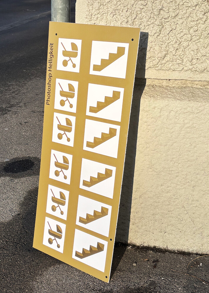 Signaletik Gerichtsplatz Uster