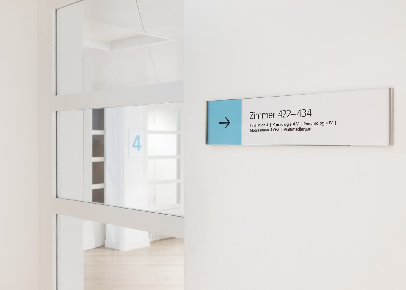 Signaletik Hochgebirgsklinik Davos