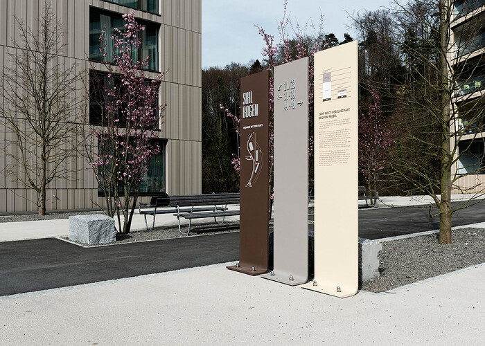 Signaletik Sihlbogen