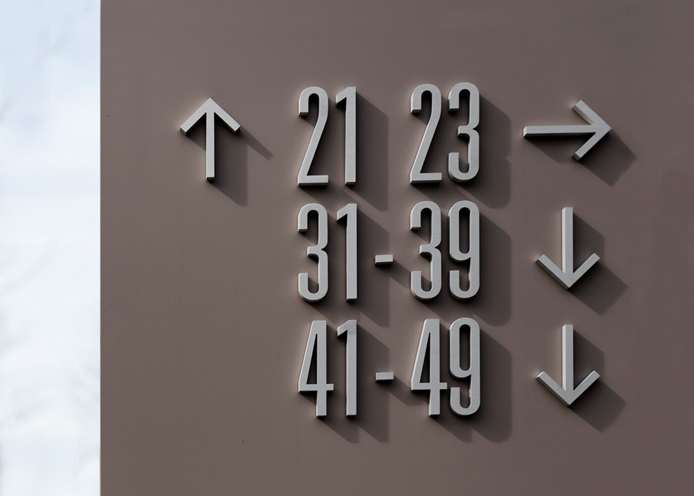 Signaletik Sihlbogen