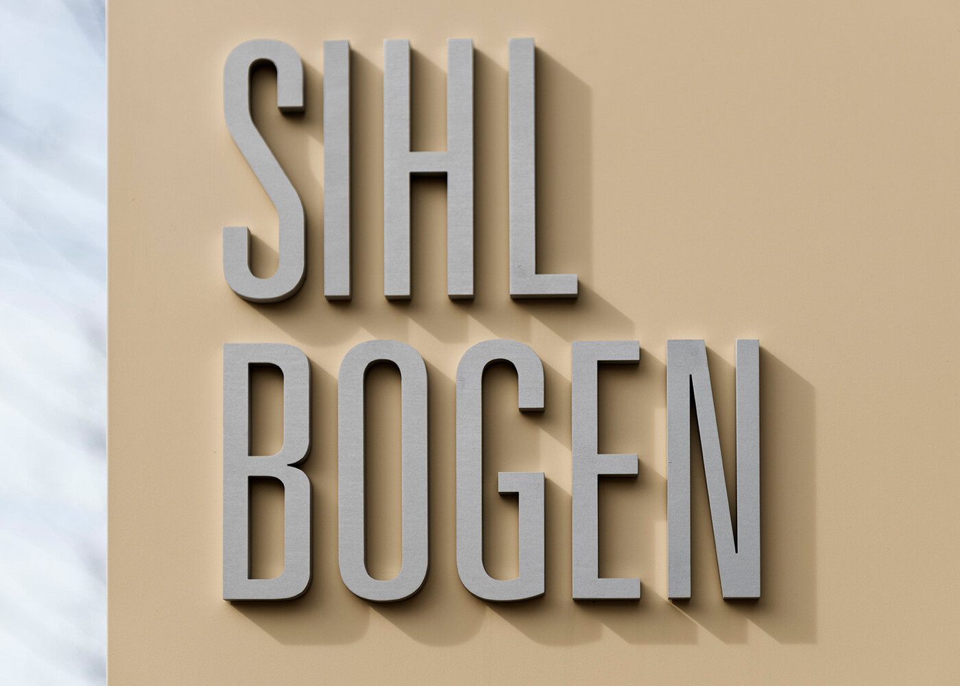 Signaletik Sihlbogen