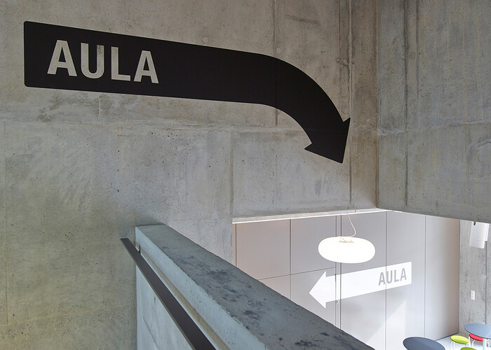 Signaletik Unterstrass