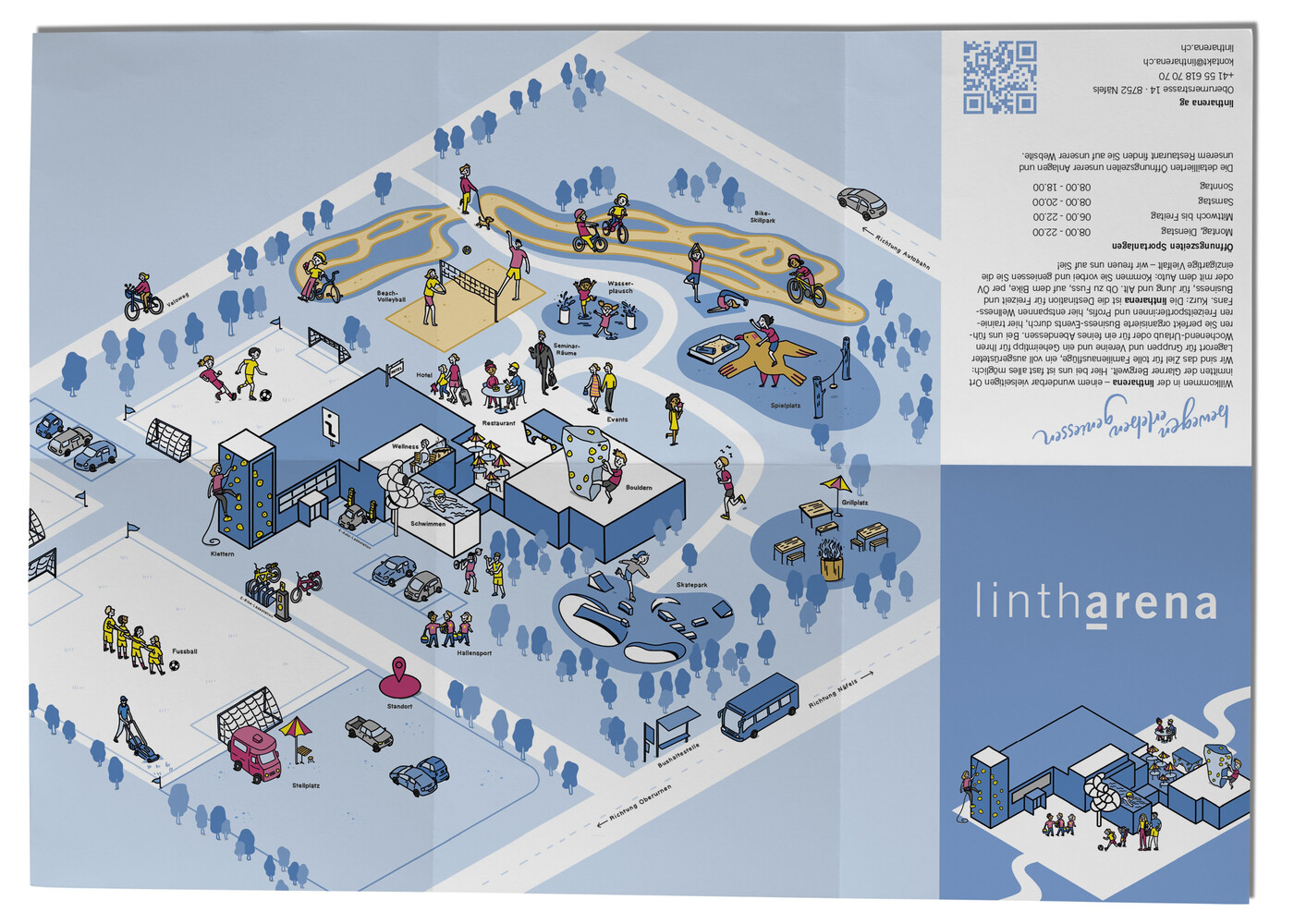 Übersichtsplan als Wimmelbild