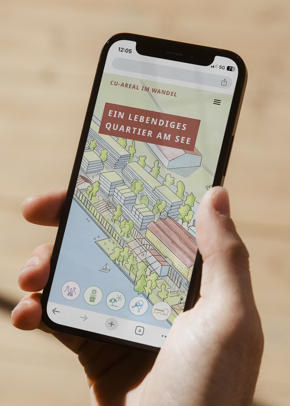 Visualisierung CU-Areal